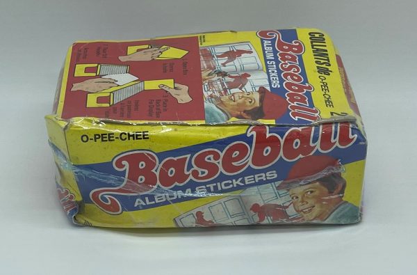 Vintage 1983 OPC 25¢ Baseball Album Stickers Box