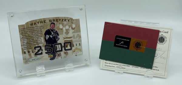 Wayne Gretzky Kings UD 1995-96 Authenticated Autographed NHL Career 2500 Points Card#381/1000 00267/5000