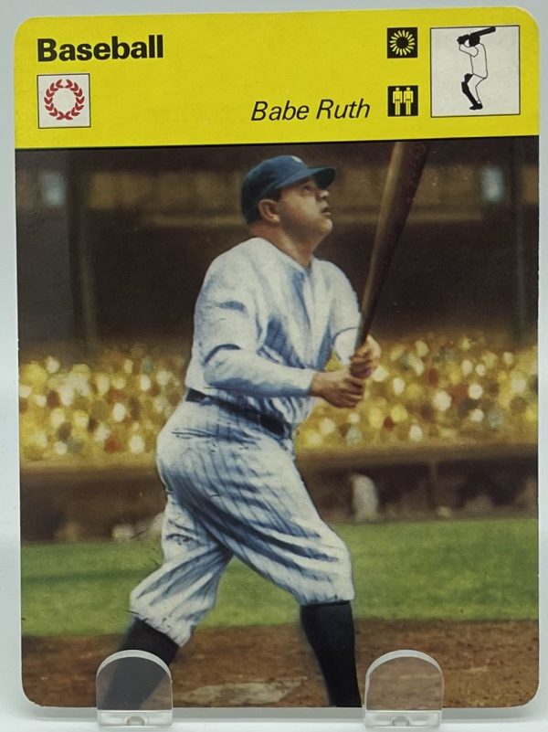 1977 Babe Ruth Sportscaster Card (5x6in) - New York Yankees