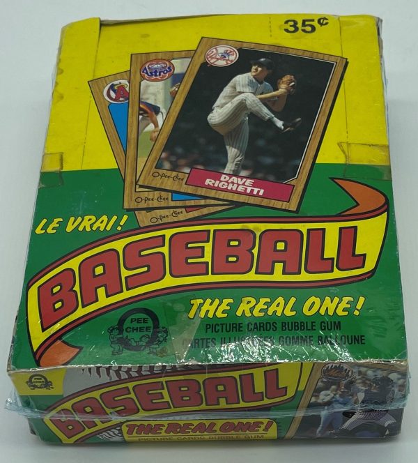 1987 OPC Baseball Box