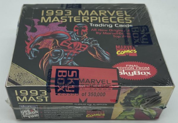 1993 Skybox Marvel Masterpieces Factory Sealed Box