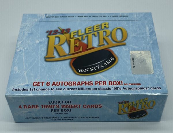 2012-13 Upper Deck Fleer Retro Hobby Master Box (2 Inners) Sealed
