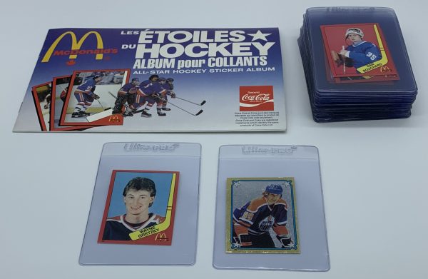 1983 McDonald's All-Star Hockey Album w/Complete Sticker Set