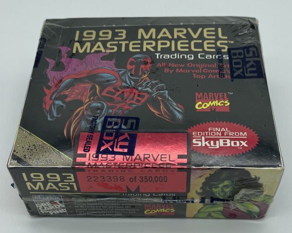 1993 SkyBox Marvel Masterpieces Sealed Box