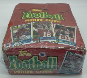1990 Topps Football Rack Pack box w/24 Packs