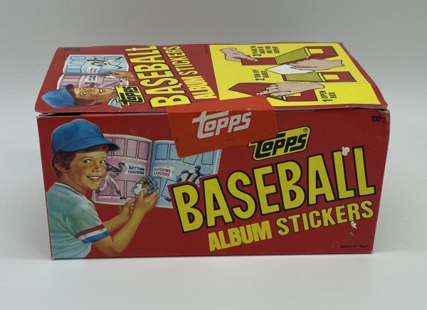 1982 Topps 20¢ Baseball Album Stickers Box Unopened