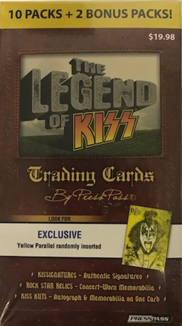2010 Press Pass Legends of KISS Trading Card Blaster Box