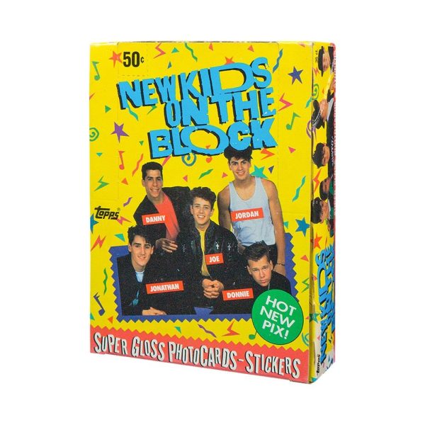 1989 Topps New Kids on the Block 36ct Unopened Wax Box