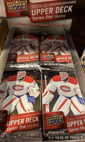 2015-16 Upper Deck Series 1 Hockey Hobby Pack - 1 Pack