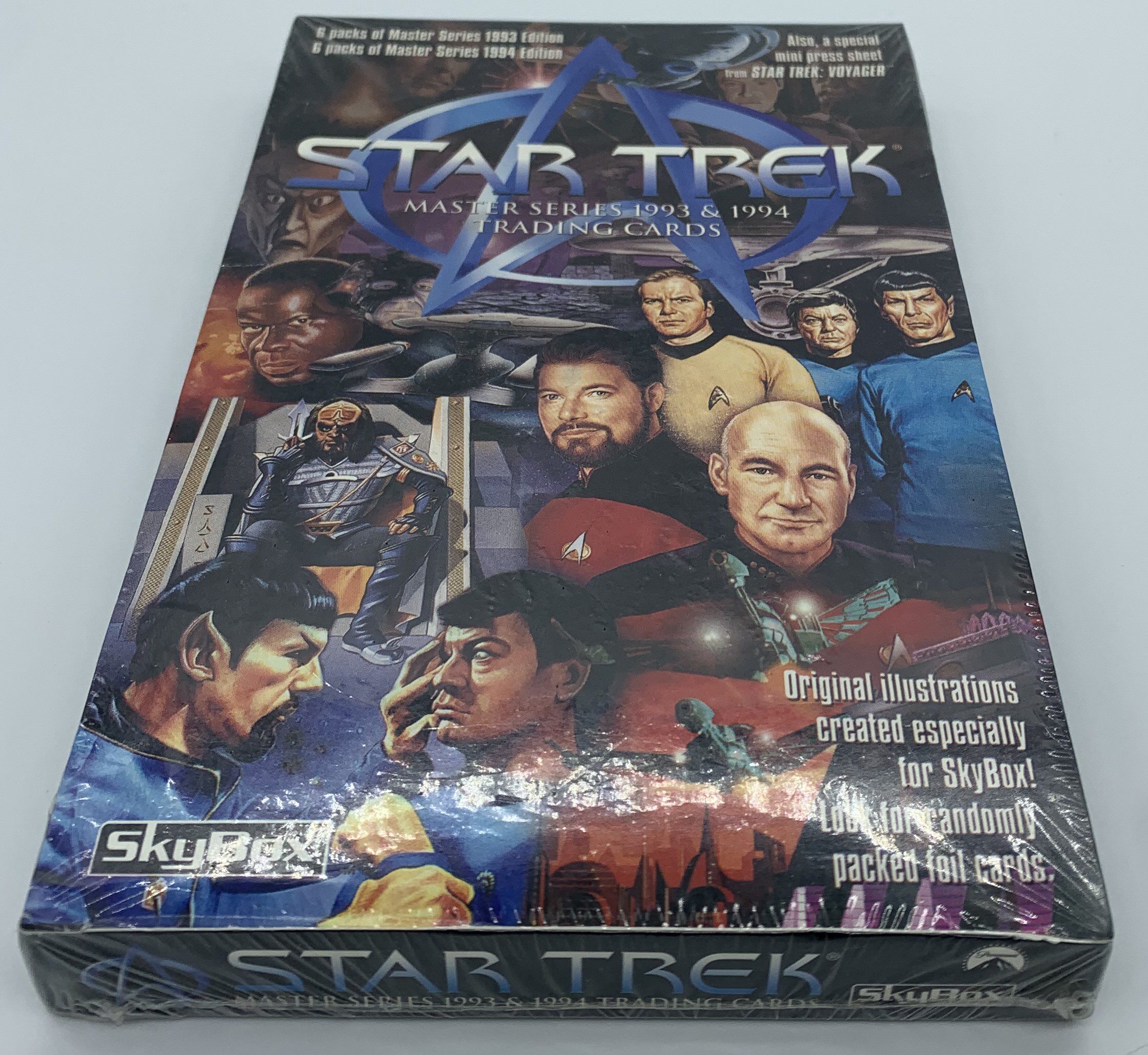 Skybox Star Trek Master Series 1993-1994 Trading Cards Sealed Box