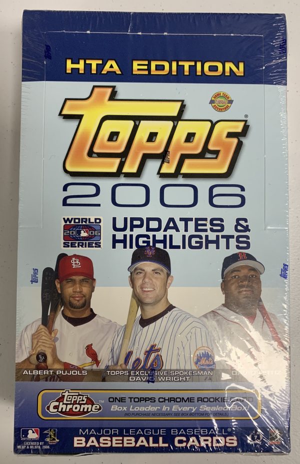 2006 Topps Updates And Highlights Hobby Box HTA Edition Sealed
