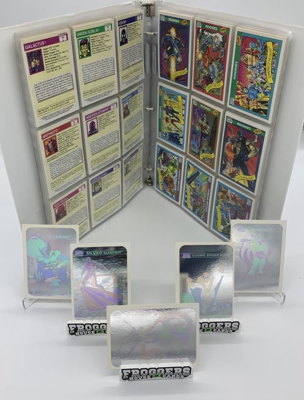 1990 Impel Marvel Universe Series 1 Complete Set W/ All 5 Holograms!