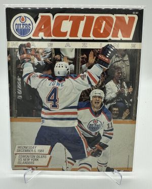Edmonton Oilers Official Magazine Program December 5 1984 VS Islanders