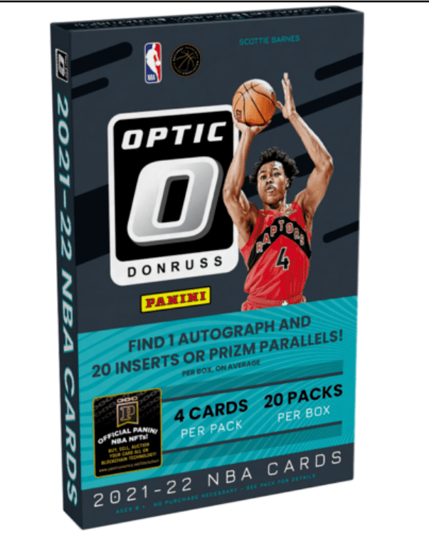 2021 22 Panini Optic Basketball Hobby Box Froggers House Of Cards 