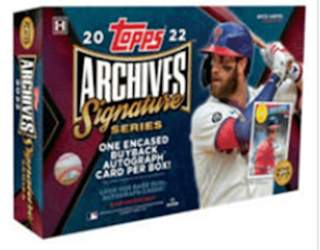 2022 Topps Baseball Archives Signature Series Hobby Box Froggers