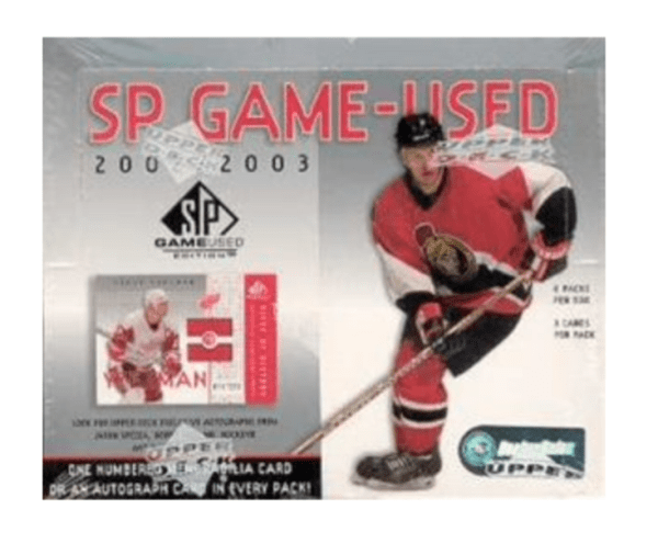 2002-03 UD SP Game Used Hockey Hobby Box