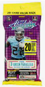 2021 Panini Absolute Football Cello Pack