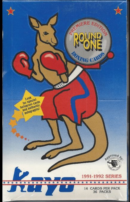 1991-92 Kayo Round One Boxing Cards Box