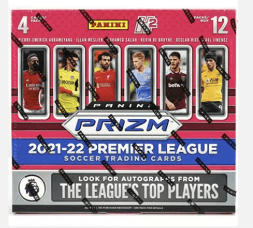 2021-22 Panini Prizm EPL Soccer H2 Hobby Box