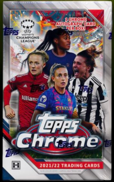 2021-22 Topps Chrome UEFA Women's Champions League Hobby Box