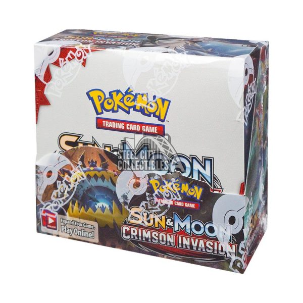 Pokemon Sun and Moon Crimson Invasion Booster Box