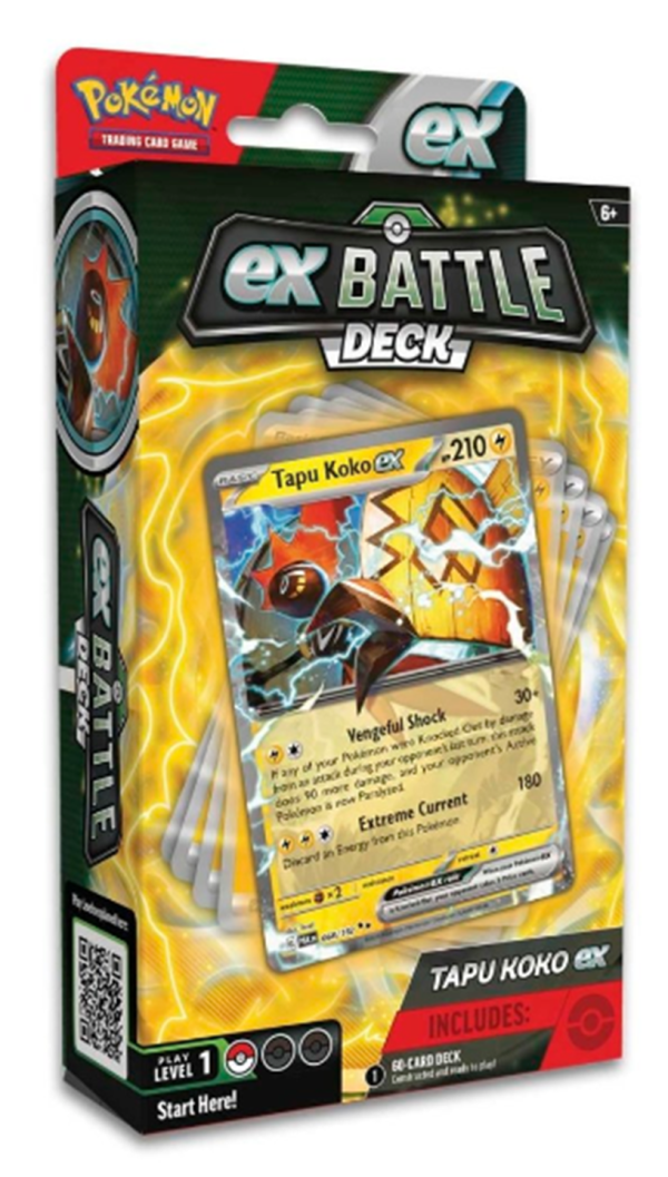 Pokemon Tapu Koko Ex Battle Deck