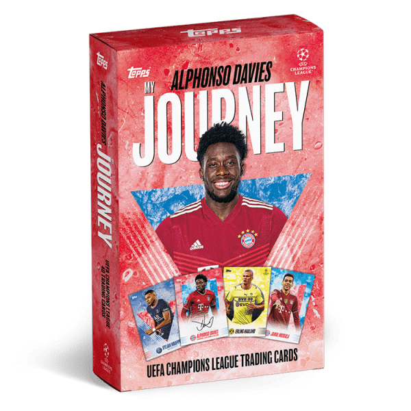 2021 Topps UEFA Champions League Alphonso Davies Curated Set - 'My Journey' Sealed Box