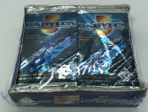 Babylon 5: Deluxe Edition Booster Box RESEALED MISSING BOX TOP