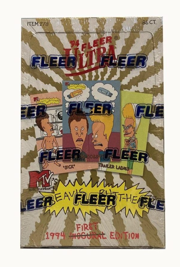 Beavis and Butthead Fleer Ultra 1994 First Edition Box Sealed