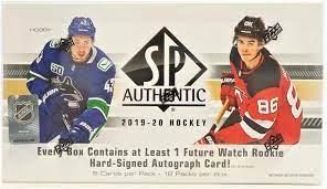 2019-20 Upper Deck SP Authentic Hobby Box Sealed