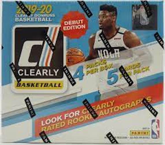 2019-20 Donruss Clearly Debut Edition Basketball Hobby Box