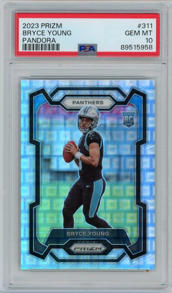 Bryce Young 2023 Panini Prizm Pandora 158/400 RC #311 PSA 10