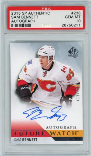 Sam Bennett 2015-16 SP Authentic Future Watch Auto 425/999 PSA 10