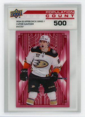 Cutter Gauthier 2024-25 Upper Deck Population Count 500 RC #PC-15