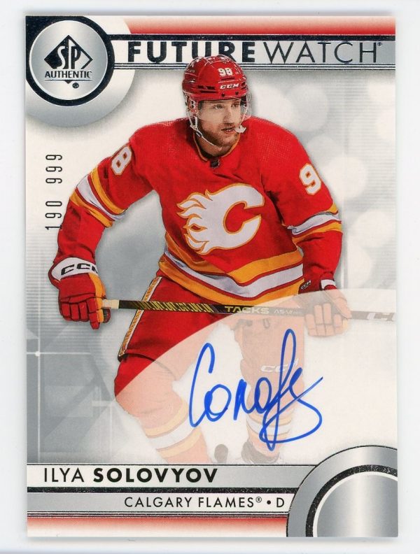 Ilya Solovyov 2023-24 SP Authentic Future Watch Auto 190/999 #196