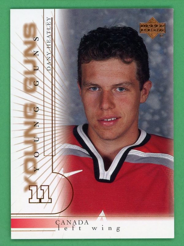 Dany Heatley 2000-01 Upper Deck Young Guns Rookie Card #198