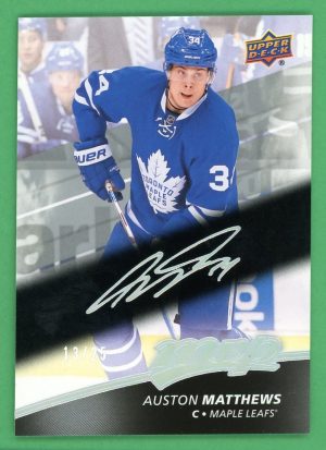 Auston Matthews 2017-18 Upper Deck MVP Super Script 13/25 #210