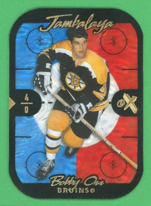 Bobby Orr 2008-09 Fleer eX Jambalaya Die-Cut Card #JAM-2 SSP