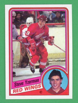 Steve Yzerman 1984-85 Topps Rookie Card #49