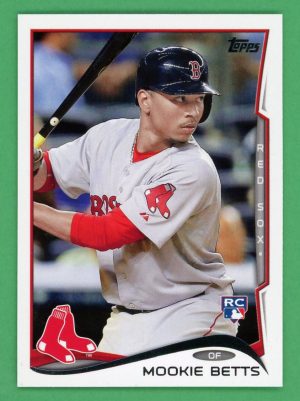 Mookie Betts 2014 Topps Update Rookie Card #US-26