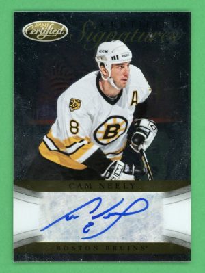 Cam Neely 2012-13 Panini Certified Signatures Auto Card #CS-CN