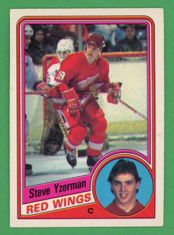 Steve Yzerman 1984-85 O-Pee-Chee Rookie Card #67 VG-EX