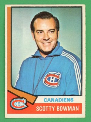 Scotty Bowman 1974-75 O-Pee-Chee Rookie Card #261