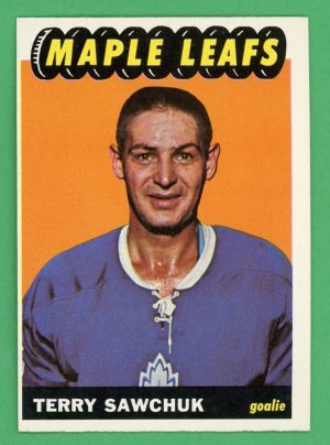 Terry Sawchuk 1965-66 Topps Card #12