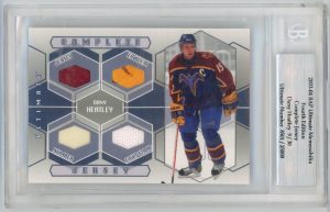 Dany Heatley 2003-04 ITG BAP Complete Jersey Patch Card 9/30