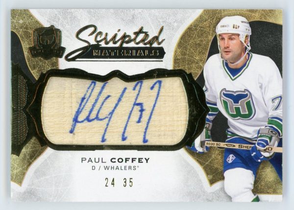 Paul Coffey 2016-17 UD The Cup Scripted Materials 24/35 #SM-PC