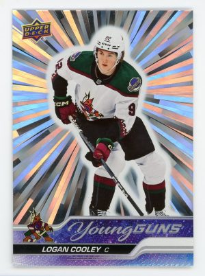 Logan Cooley 2023-24 Upper Deck Young Guns Outburst Silver #701