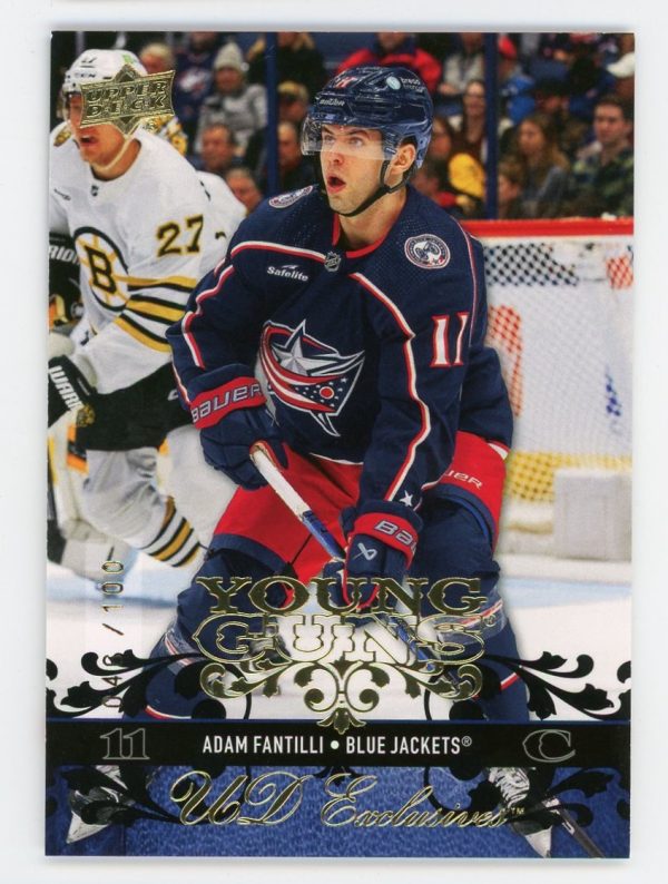 Adam Fantilli 2023-24 Upper Deck Retro Young Guns Exclusives /100 #T-49