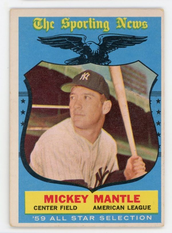 Mickey Mantle 1959 Topps Sporting News Card #564