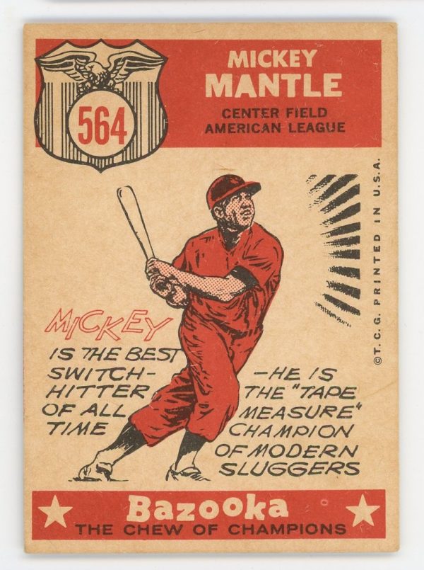 Mickey Mantle 1959 Topps Sporting News Card #564